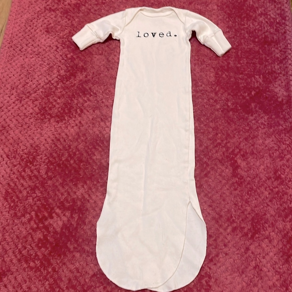 Long Sleeve Baby Girl Night Gown